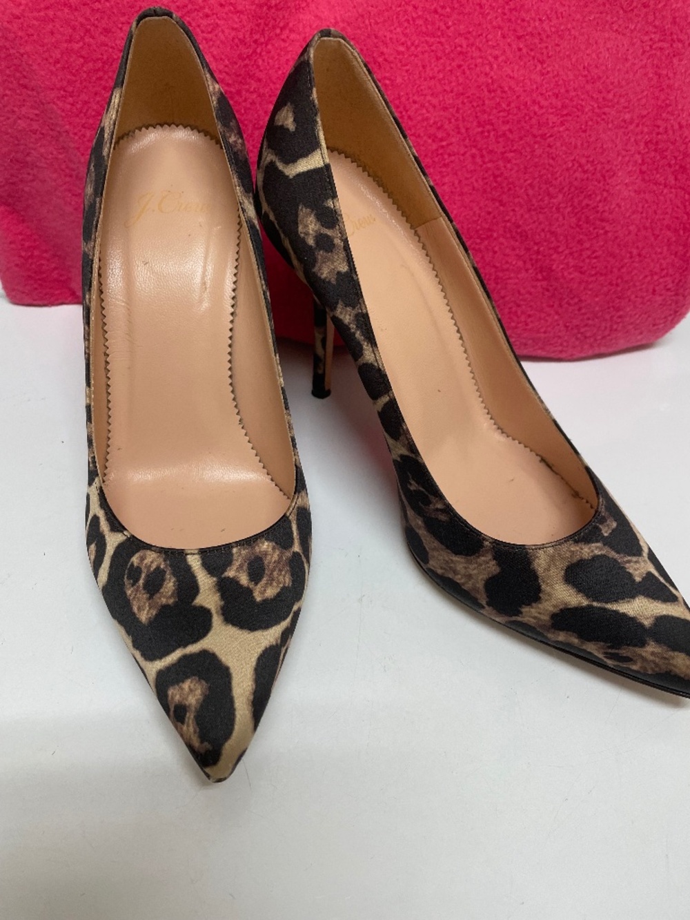 Leopard stiletto pumps size 7